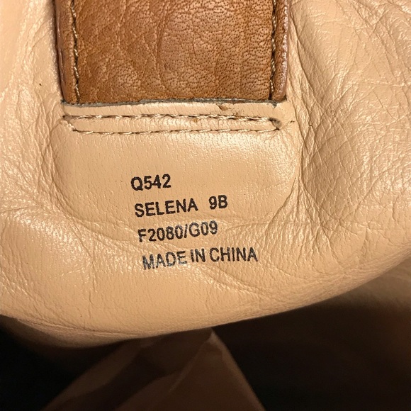 Coach Selena Tan Leather Knee High Pull On Heeled Boho Boots Size 9 - Picture 5 of 11